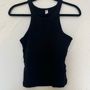 Nordstrom BP black ribbed tank top